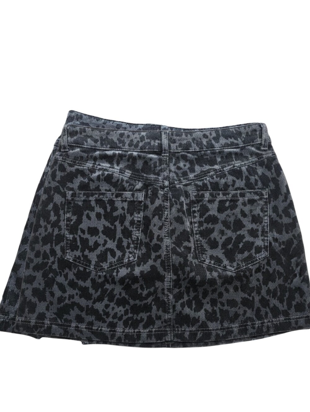 Pilcro Anthropologie Leopard Print Corduroy Mini Skirt In 14 NWT - Picture 5 of 7